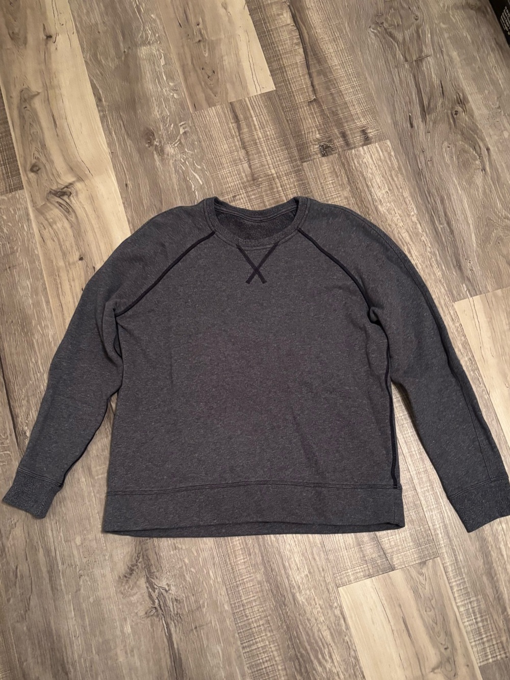 lululemon athletica Dark Gray Crewneck Sweatshirt